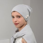 Jednovrstvová čiapka – LIGHT BEANIE Svetlá sivá